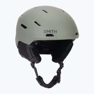 Skihelm Smith Descend MIPS matte fatigue green/black