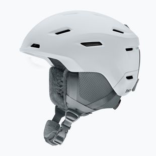 Skihelm Smith Descend matte white