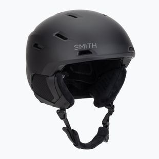 Skihelm Smith Descend matte black