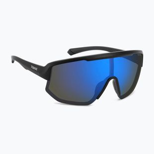 Sonnenbrille Polaroid PLD 7047/S matte black blue/blue mirror polarized