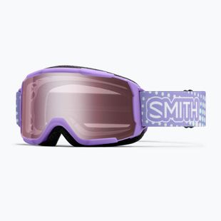 Kinder-Skibrille Smith Daredevil S2 light lavender dot clouds/ignitor mirror antifog