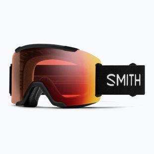 Skibrille Smith Squad S3-S1 black/chromapop pro photochromic red mirror