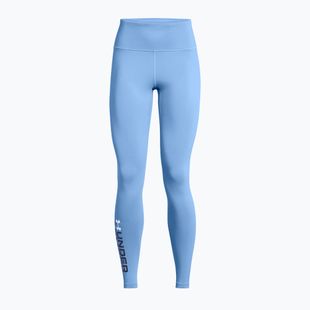 Under Armour Campus Graphic Damen Trainingsleggings horizon blau/tech blau/weiß