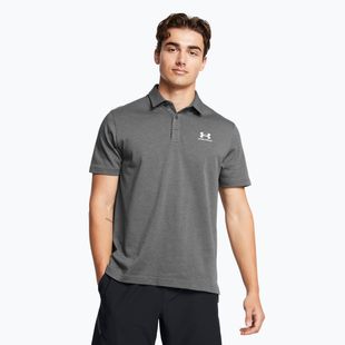 Polohemd Herren Under Armour Icon Polo castlerock light heather/white