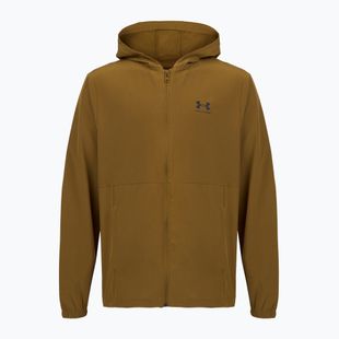 Trainingsjacke Herren Under Armour Vibe Woven Windbreaker coyote/black