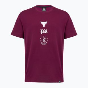 Trainings-T-Shirt Herren Under Armour Project Rock Terry Q3 purple