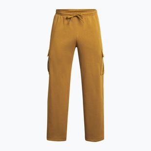 Trainingshose Damen Under Armour Project Rock Icon Fleece yellow ochre / silt