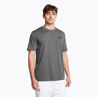 Shirt Herren Under Armour Sportstyle Left Chest castlerock/black
