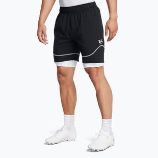 Fußballshorts Herren Under Armour Challenger Pro Train black / white