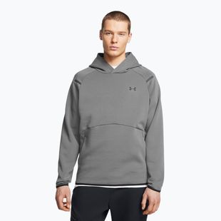 Hoodie Sweatshirt Herren Under Armour Unstoppable Fleece Jgr castlerock/black
