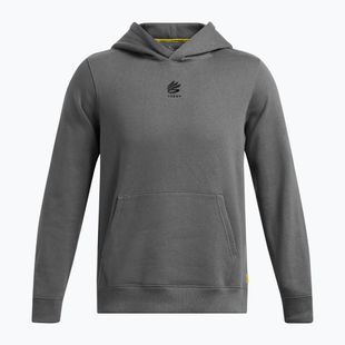 Männer unter Rüstung Curry Splash Hoodie castlerock voll heather/schwarz