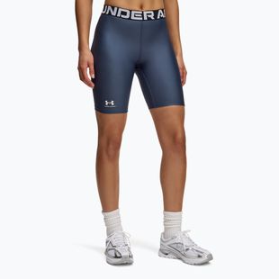 Damen Shorts Under Armour HG Authentics 8in downpour gray / white