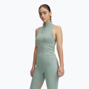 Trainingsshirt Damen Under Armour Vanish Elite Vent Tank silica green/iridescent