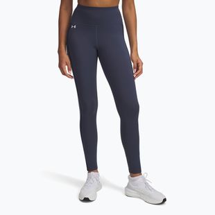 Leggings Damen Under Armour Motion Piped downpour gray/midnight navy/white