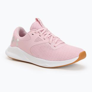 Trainingsschuhe Damen Under Armour W Charged Aurora 2 prime pink/white/metallic silver