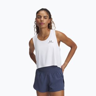 Damen Shorts Under Armour Flex Woven 2in1 downpour grey / downpour grey