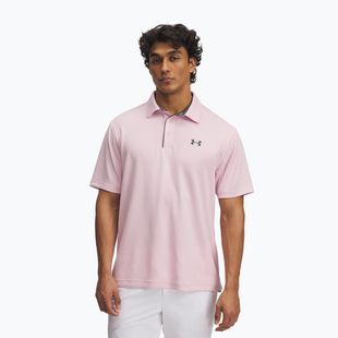 Unter Armour Tech Polo prime rosa/Pitch grau Herren-Polo-Shirt