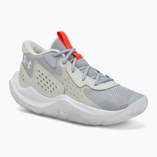 Under Armour Jet' 23 mod grau/ares rot/weiß Basketballschuhe