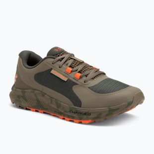 Laufschuhe Herren Under Armour Charged Bandit Trail 3 marine od green/bayou/ares red
