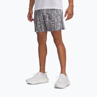 Laufshorts Herren Under Armour Launch 7" Print mod gray / steel / reflective
