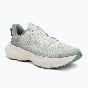 Laufschuhe Damen Under Armour Infinite white quartz/silica green/metallic silica