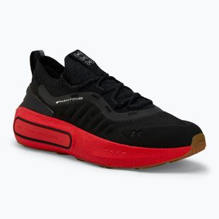 Herrenschuhe Under Armour Phantom 4 black/lava red/metallic silver