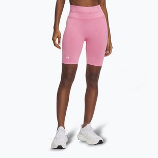 Trainingsshorts Damen Under Armour Vanish Seamless Washed shaded fuchsia / white