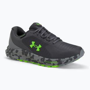 Laufschuhe Herren Under Armour Charged Bandit Trail 3 castlerock/steel/hyper green