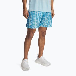 Laufshorts Herren Under Armour Launch 7" Print stream / reflective