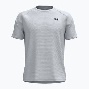 Herren Trainings-T-Shirt Under Armour Tech Textured distant gray/black