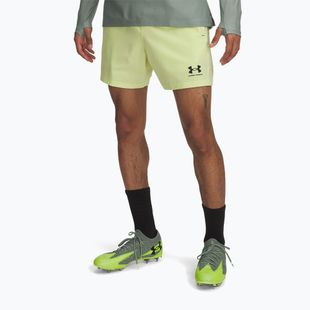 Fußballshorts Herren Under Armour Challenger Pro Woven sonic yellow / black