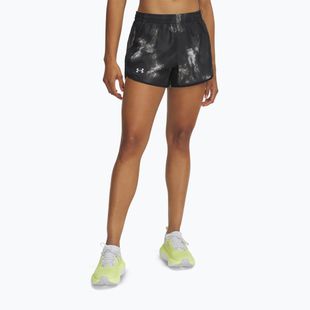 Laufshorts Damen Under Armour Fly By 3" Printed black / reflective