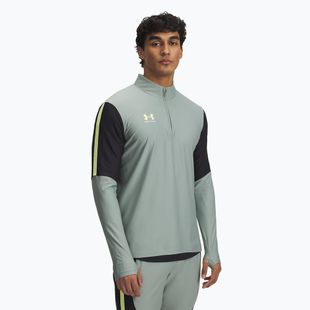 Hoodie SweatFußball Shirt Herren Under Armour Challenger Pro 1/4 Zip silica green / black / sonic yellow