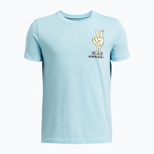 Kinder Trainingsshirt Under Armour Peace Love UA blue