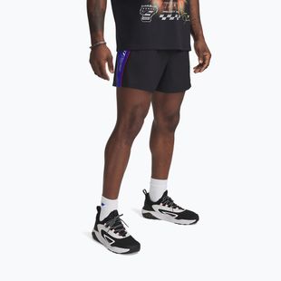Herren-Trainingsshorts Under Armour Project Rock Colorblock Woven black