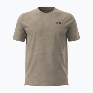 Herren Trainings-T-Shirt Under Armour Tech Vent Jcqrd City Khaki/Black