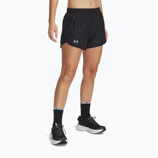 Laufshorts Damen Under Armour Fly By 3" Novelty black / reflective