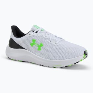 Laufschuhe Herren Under Armour Charged Pursuit 4 white/black/hyper green