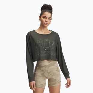 Women's Under Armour Project Rock IP Barockgrün/Stadtkhaki/Stadtkhaki Longsleeve