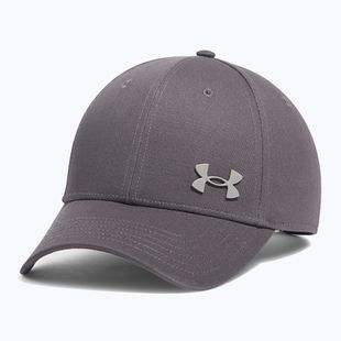 Herren Under Armour Sportstyle Metall Einstellbare Castlerock/Silber Baseballmütze