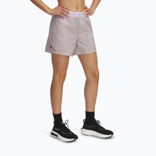 Damen Shorts Under Armour Rival Woven gray dawn/black