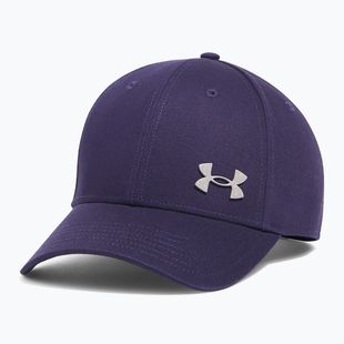 Herren Under Armour Sportstyle Metall Einstellbare Mitternacht Marine/Silber Baseballmütze
