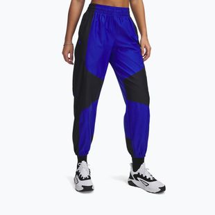 Damen-Trainingshose Under Armour Project Rock Woven Bottom black