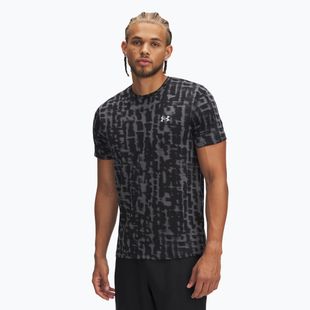 Laufshirt Herren Under Armour Launch Printed black/anthracite/reflective