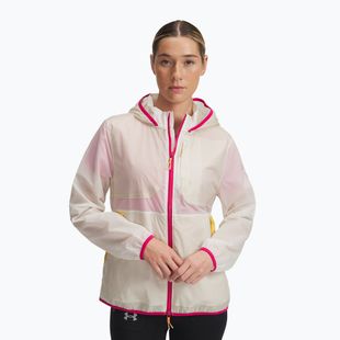 Damen-Laufjacke Under Armour Trail Run stone