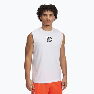 Basketball-Shirt Herren Under Armour Curry Tee white/black