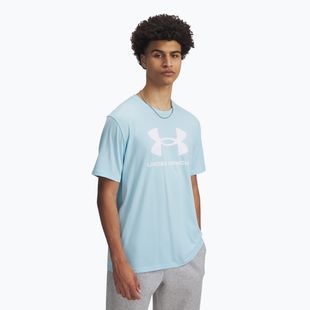 Shirt Herren Under Armour Sportstyle Logo Update stream/white
