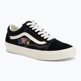 Vans Old Skool schwarz floral Schuhe