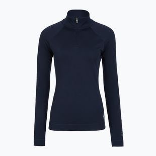 Damen-Funktionssweatshirt Smartwool Classic Thermal Merino Base Layer 1/4 Zip Boxed deep navy