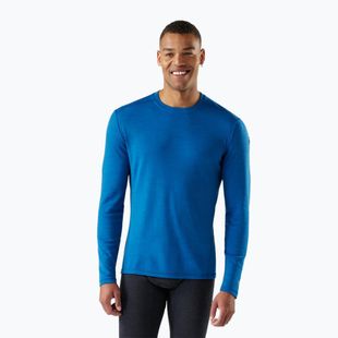 Thermo-Longsleeve Herren Smartwool Merino 250 Baselayer Crew Boxed nival blue
